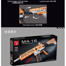 TA GAOLE T2045 2045 non  SÚNG TIỂU LIÊN M4-16 bộ đồ chơi xếp lắp ráp ghép mô hình Gun M4-16 SUBMACHINE GUN 1226 khối