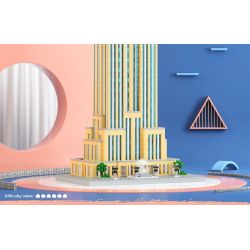FUN IMAGINATION LZ8192 8192 non  TÒA NHÀ QUỐC HỘI bộ đồ chơi xếp lắp ráp ghép mô hình Buildings 3819 khối