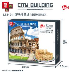 FUN IMAGINATION LZ8191 8191 non  ĐẤU TRƯỜNG LA MÃ bộ đồ chơi xếp lắp ráp ghép mô hình Buildings 5594 khối