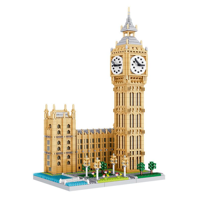 FUN IMAGINATION LZ8190 8190 non Lego ĐỒNG HỒ LỚN bộ đồ chơi xếp lắp ráp ghép mô hình Buildings 3466 khối