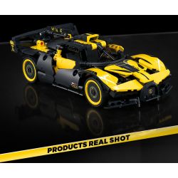 SEMBO 715300 non  CƠN LỐC BUGATTI tỷ lệ 1:18 bộ đồ chơi xếp lắp ráp ghép mô hình  BUGATTI BOLIDE Kỹ Thuật Công Nghệ Cao Mô Hình Phương Tiện 452 khối