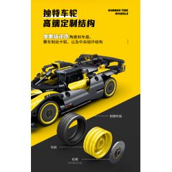 SEMBO 715300 non  CƠN LỐC BUGATTI tỷ lệ 1:18 bộ đồ chơi xếp lắp ráp ghép mô hình  BUGATTI BOLIDE Kỹ Thuật Công Nghệ Cao Mô Hình Phương Tiện 452 khối