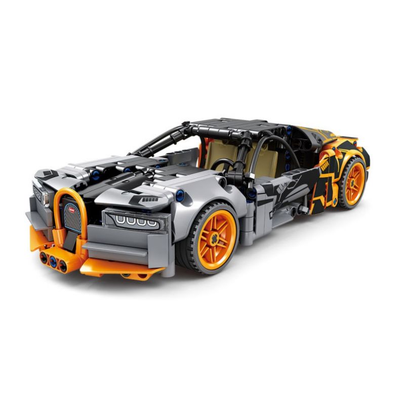 DB-0083 0083 DB0083 GBL KY1083 1083 GOGO 67149 non Lego SIÊU XE BUGATTI LÙI bộ đồ chơi xếp lắp ráp ghép mô hình Technic Kỹ Thuật Công Nghệ Cao Mô Hình Phương Tiện 385 khối