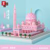 FUN IMAGINATION LZ8188 8188 non  NHÀ THỜ HỒI GIÁO MÀU HỒNG ??? PUTRAJAYA MALAYSIA bộ đồ chơi xếp lắp ráp ghép mô hình Buildings MASJID PUTRA 5930 khối