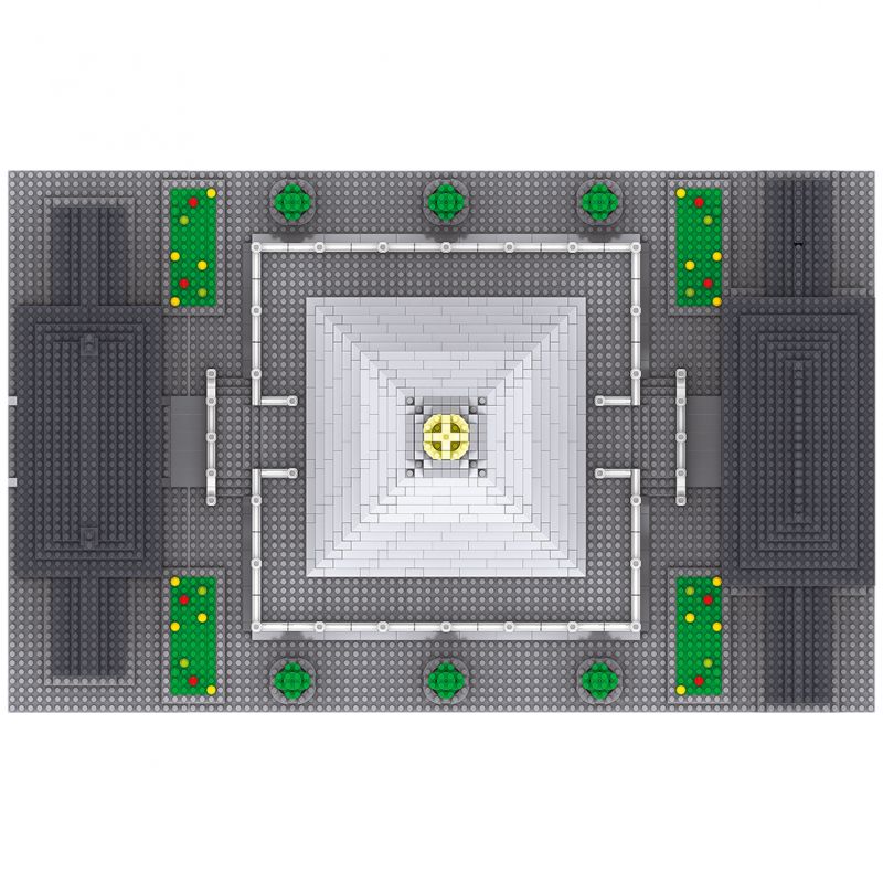 FUN IMAGINATION LZ8185 8185 non  CHÙA NGỖNG LỚN THIỂM TÂY AN bộ đồ chơi xếp lắp ráp ghép mô hình Buildings 4925 khối