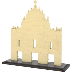 FUN IMAGINATION LZ8053 8053 non  TÀN TÍCH THÁNH PAUL ??? MA CAO bộ đồ chơi xếp lắp ráp ghép mô hình Buildings RUINS OF ST PAUL 1387 khối