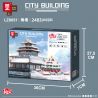FUN IMAGINATION LZ8051 8051 non  THÁP PHÁO TUYẾT bộ đồ chơi xếp lắp ráp ghép mô hình Buildings 2483 khối