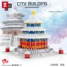 FUN IMAGINATION LZ8050 8050 non  NGÔI ĐỀN TUYẾT CỦA THIÊN ĐƯỜNG bộ đồ chơi xếp lắp ráp ghép mô hình Buildings TEMPLE OF HEAVEN 2641 khối