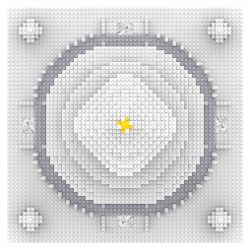 FUN IMAGINATION LZ8050 8050 non  NGÔI ĐỀN TUYẾT CỦA THIÊN ĐƯỜNG bộ đồ chơi xếp lắp ráp ghép mô hình Buildings TEMPLE OF HEAVEN 2641 khối