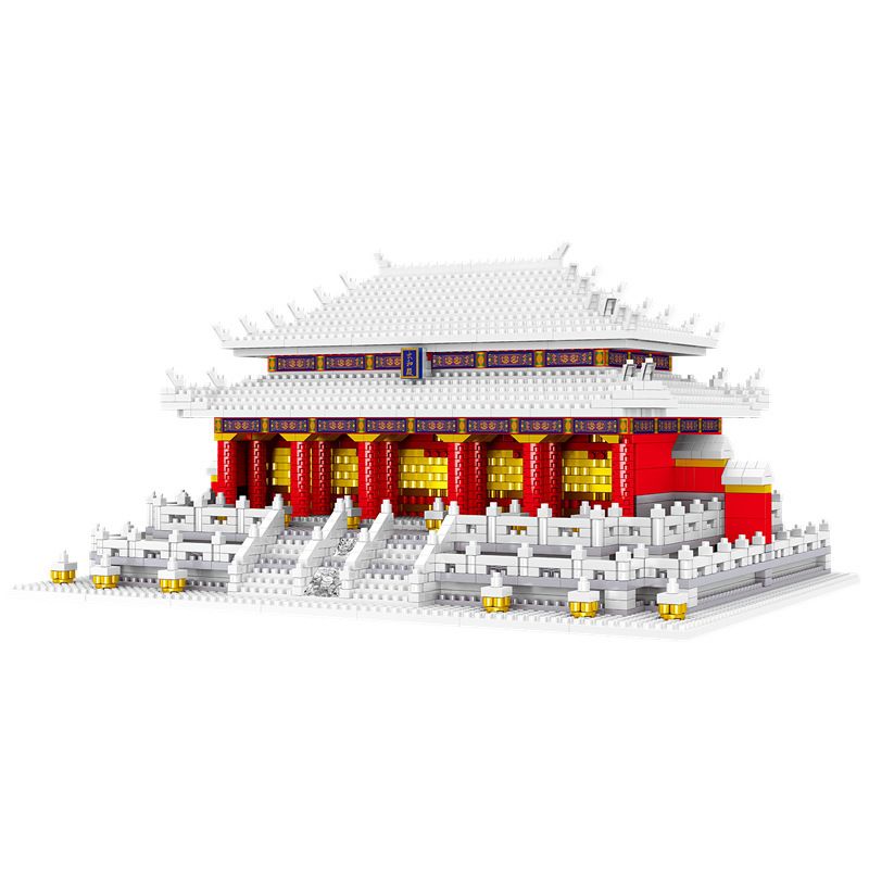 FUN IMAGINATION LZ8049 8049 non Lego PHONG CẢNH TUYẾT ĐÀI LOAN bộ đồ chơi xếp lắp ráp ghép mô hình Buildings HALL OF SUPREME HARMONY 2406 khối