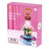 QIZHILE 92025 non  NGỌC MỚI bộ đồ chơi xếp lắp ráp ghép mô hình SUCCULENT BRICK MODEL NEW JADE ORNAMENT 137 khối