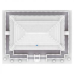 FUN IMAGINATION LZ8049 8049 non  PHONG CẢNH TUYẾT ĐÀI LOAN bộ đồ chơi xếp lắp ráp ghép mô hình Buildings HALL OF SUPREME HARMONY 2406 khối