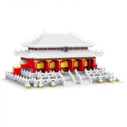 FUN IMAGINATION LZ8049 8049 non  PHONG CẢNH TUYẾT ĐÀI LOAN bộ đồ chơi xếp lắp ráp ghép mô hình Buildings HALL OF SUPREME HARMONY 2406 khối