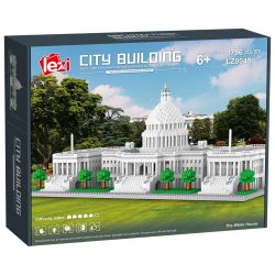 FUN IMAGINATION LZ8045 8045 non  NHÀ TRẮNG bộ đồ chơi xếp lắp ráp ghép mô hình Buildings THE WHITE HOUSE