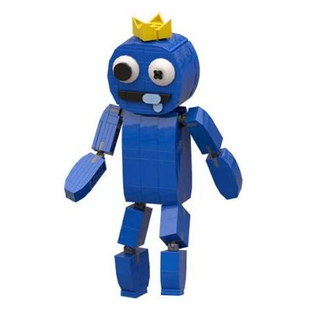 RENZAIMA 756 non  NGƯỜI BẠN MÀU XANH bộ đồ chơi xếp lắp ráp ghép mô hình Rainbow  BLUE FRIEND 385 khối