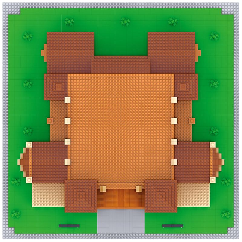 FUN IMAGINATION LZ8036 8036 non  VIỆN CÔNG NGHỆ CALIFORNIA bộ đồ chơi xếp lắp ráp ghép mô hình Buildings CALIFORNIA INSTITUTE OF TECHNOLOGY 3198 khối