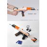 GUDI 70002 non  SÚNG TRƯỜNG TỰ ĐỘNG AK47 bộ đồ chơi xếp lắp ráp ghép mô hình 533 khối