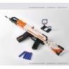 GUDI 70002 non  SÚNG TRƯỜNG TỰ ĐỘNG AK47 bộ đồ chơi xếp lắp ráp ghép mô hình 533 khối