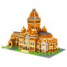 FUN IMAGINATION LZ8033 8033 non  ĐẠI HỌC HARVARD bộ đồ chơi xếp lắp ráp ghép mô hình Buildings HARVARD UNIVERSITY 5379 khối