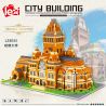 FUN IMAGINATION LZ8033 8033 non  ĐẠI HỌC HARVARD bộ đồ chơi xếp lắp ráp ghép mô hình Buildings HARVARD UNIVERSITY 5379 khối