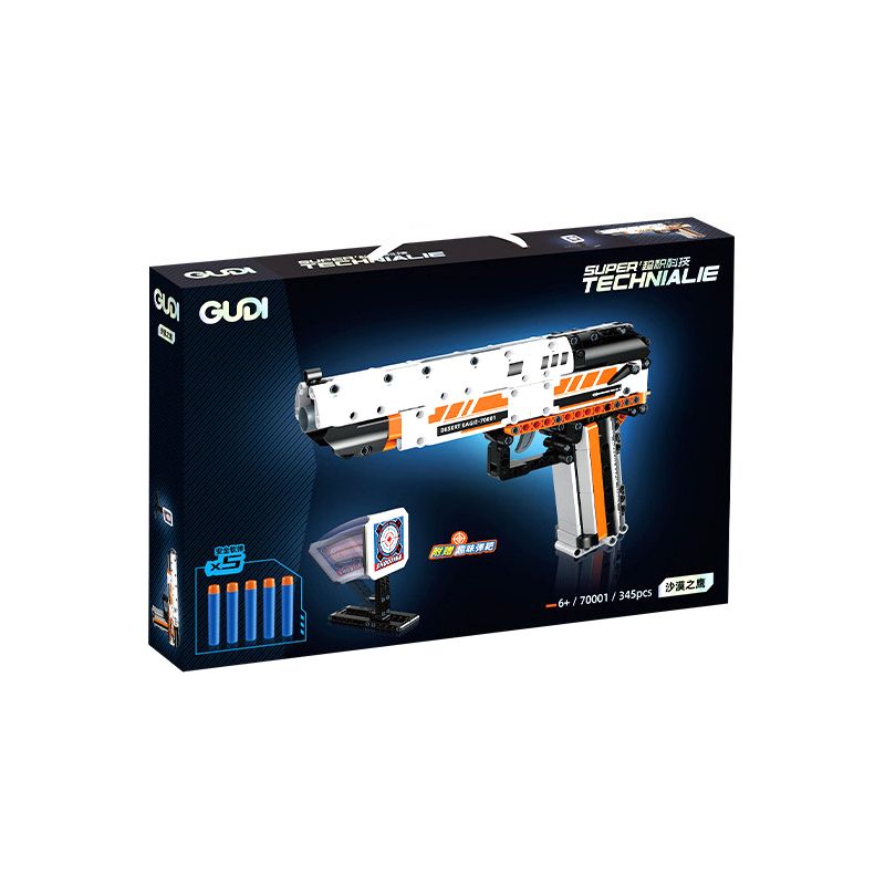 GUDI 70001 non  ĐẠI BÀNG SA MẠC bộ đồ chơi xếp lắp ráp ghép mô hình 345 khối