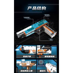 GUDI 70001 non  ĐẠI BÀNG SA MẠC bộ đồ chơi xếp lắp ráp ghép mô hình 345 khối