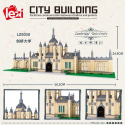 FUN IMAGINATION LZ8030 8030 non  ĐẠI HỌC CAMBRIDGE bộ đồ chơi xếp lắp ráp ghép mô hình Buildings CAMBRIDGE UNIVERSITY 4799 khối