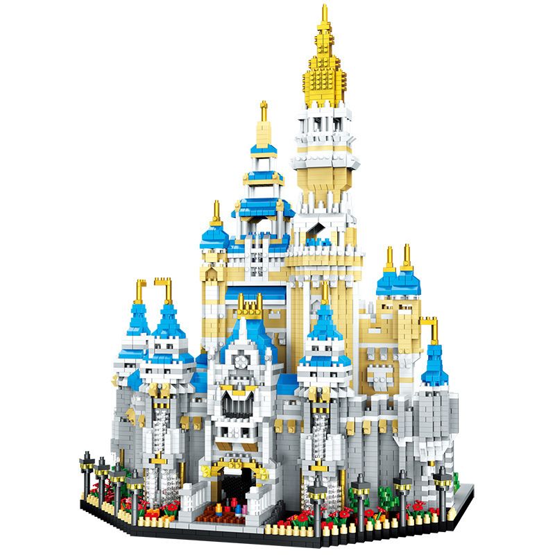 FUN IMAGINATION LZ8028 8028 non Lego LÂU ĐÀI DISNEY bộ đồ chơi xếp lắp ráp ghép mô hình Buildings EIFFEL TOWER 5297 khối