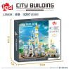 FUN IMAGINATION LZ8028 8028 non  LÂU ĐÀI DISNEY bộ đồ chơi xếp lắp ráp ghép mô hình Buildings EIFFEL TOWER 5297 khối