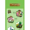 ZHEGAO 00419 non  NHÀ PHONG LAN bộ đồ chơi xếp lắp ráp ghép mô hình Modular Buildings ORCHID GREEN HOUSE Mô Hình Nhà Cửa 2183 khối