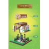 ZHEGAO 00419 non  NHÀ PHONG LAN bộ đồ chơi xếp lắp ráp ghép mô hình Modular Buildings ORCHID GREEN HOUSE Mô Hình Nhà Cửa 2183 khối