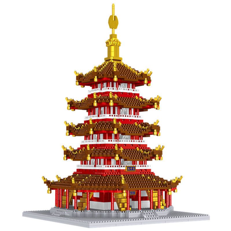 FUN IMAGINATION LZ8023 8023 non Lego CHÙA LÔI PHONG bộ đồ chơi xếp lắp ráp ghép mô hình Buildings 3235 khối