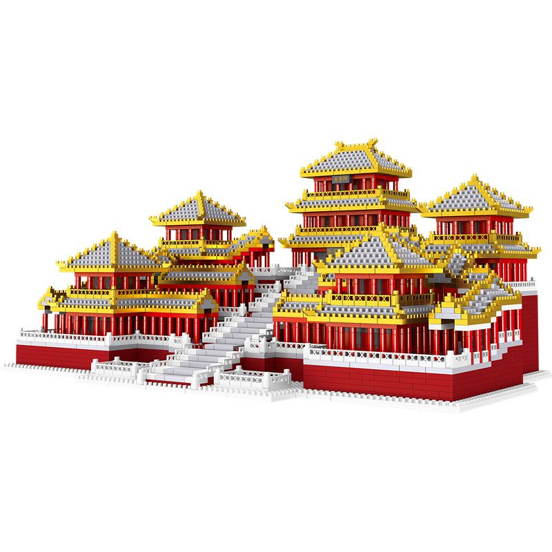 FUN IMAGINATION LZ8019 8019 non Lego CUNG ĐIỆN AFANG bộ đồ chơi xếp lắp ráp ghép mô hình Buildings EPANG PALACE 5184 khối