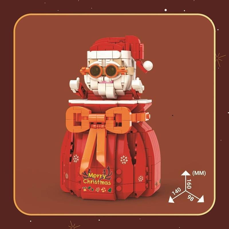 KAIDO KD99010 99010 non  TÚI MAY MẮN ÔNG GIÀ NOEL bộ đồ chơi xếp lắp ráp ghép mô hình Creator LUCKY BAG Sáng Tạo
