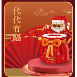 KAIDO KD99010 99010 non  TÚI MAY MẮN ÔNG GIÀ NOEL bộ đồ chơi xếp lắp ráp ghép mô hình Creator LUCKY BAG Sáng Tạo