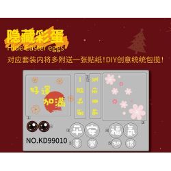 KAIDO KD99010 99010 non  TÚI MAY MẮN ÔNG GIÀ NOEL bộ đồ chơi xếp lắp ráp ghép mô hình Creator LUCKY BAG Sáng Tạo