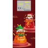 KAIDO KD99010 99010 non  TÚI MAY MẮN ÔNG GIÀ NOEL bộ đồ chơi xếp lắp ráp ghép mô hình Creator LUCKY BAG Sáng Tạo