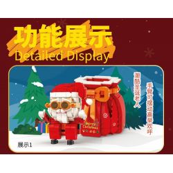 KAIDO KD99010 99010 non  TÚI MAY MẮN ÔNG GIÀ NOEL bộ đồ chơi xếp lắp ráp ghép mô hình Creator LUCKY BAG Sáng Tạo