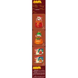 KAIDO KD99010 99010 non  TÚI MAY MẮN ÔNG GIÀ NOEL bộ đồ chơi xếp lắp ráp ghép mô hình Creator LUCKY BAG Sáng Tạo