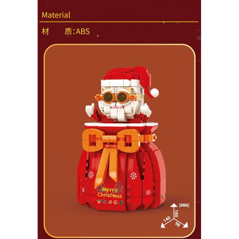 KAIDO KD99010 99010 non  TÚI MAY MẮN ÔNG GIÀ NOEL bộ đồ chơi xếp lắp ráp ghép mô hình Creator LUCKY BAG Sáng Tạo