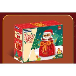 KAIDO KD99010 99010 non  TÚI MAY MẮN ÔNG GIÀ NOEL bộ đồ chơi xếp lắp ráp ghép mô hình Creator LUCKY BAG Sáng Tạo