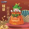 KAIDO KD99011 99011 non  TÚI TIỀN NGƯỜI TUYẾT RỒNG bộ đồ chơi xếp lắp ráp ghép mô hình Creator LUCKY BAG Sáng Tạo