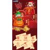 KAIDO KD99011 99011 non  TÚI TIỀN NGƯỜI TUYẾT RỒNG bộ đồ chơi xếp lắp ráp ghép mô hình Creator LUCKY BAG Sáng Tạo