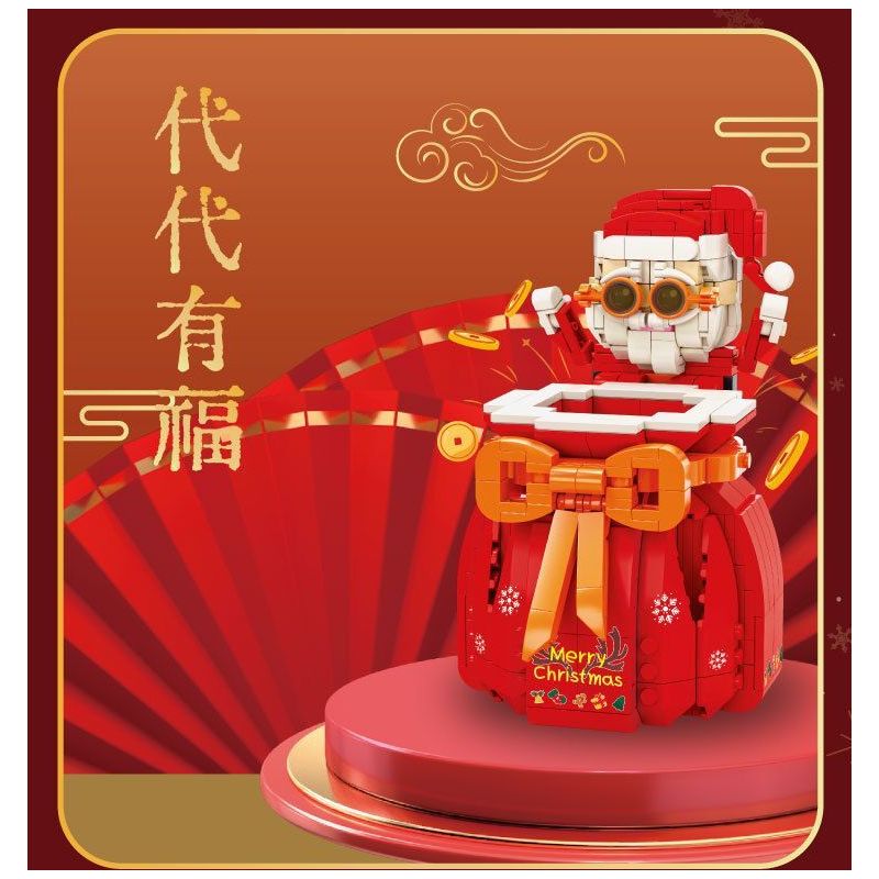 KAIDO KD99011 99011 non  TÚI TIỀN NGƯỜI TUYẾT RỒNG bộ đồ chơi xếp lắp ráp ghép mô hình Creator LUCKY BAG Sáng Tạo