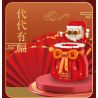 KAIDO KD99011 99011 non  TÚI TIỀN NGƯỜI TUYẾT RỒNG bộ đồ chơi xếp lắp ráp ghép mô hình Creator LUCKY BAG Sáng Tạo
