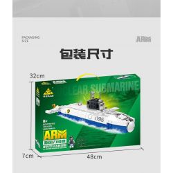 Kazi KY84162 84162 non  ĐẠI BÀNG SỨC MẠNH QUỐC GIA MỚI TÀU NGẦM TẤN CÔNG HẠT NHÂN TYPE 095 bộ đồ chơi xếp lắp ráp ghép mô hình Military Army ALL MILITARY FORCES ARE DEPLOYED Quân Sự Bộ Đội 329 khối