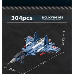 Kazi KY84163 84163 non  ĐẠI BÀNG SỨC MẠNH QUỐC GIA MỚI MÁY BAY CHIẾN ĐẤU TRÊN TÀU SÂN J-15 bộ đồ chơi xếp lắp ráp ghép mô hình Military Army ALL MILITARY FORCES ARE DEPLOYED Quân Sự Bộ Đội 304 khối