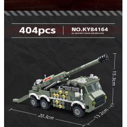 Kazi KY84164 84164 non  NATIONAL POWER EAGLE MỚI LỰU PHÁO GẮN TRÊN XE 155 MM bộ đồ chơi xếp lắp ráp ghép mô hình Military Army ALL MILITARY FORCES ARE DEPLOYED Quân Sự Bộ Đội 404 khối