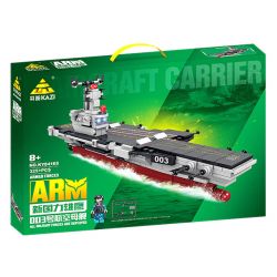 Kazi KY84165 84165 non  ĐẠI BÀNG SỨC MẠNH QUỐC GIA MỚI TÀU SÂN BAY SỐ 003 bộ đồ chơi xếp lắp ráp ghép mô hình Military Army ALL MILITARY FORCES ARE DEPLOYED Quân Sự Bộ Đội 325 khối