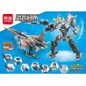 MINGDI LEIBAO K0510 0510 non  TỔ HỢP MÁY BAY MÔ HÌNH MECHA 8 CỦA ĐỘI VŨ TRANG bộ đồ chơi xếp lắp ráp ghép mô hình Military Army ARMED FORCES Quân Sự Bộ Đội 978 khối